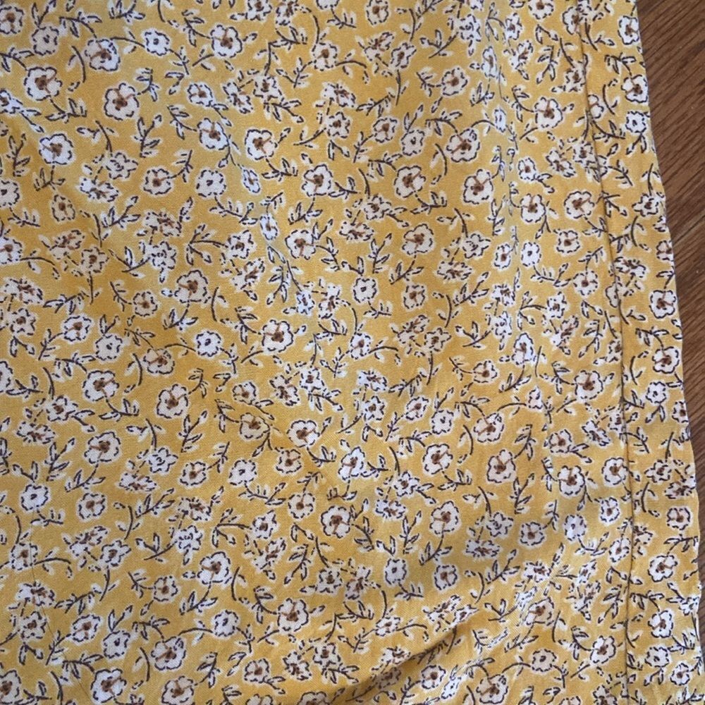 June & Hudson romper, yellow, white, black and copper size medium - Picture 2 of 11